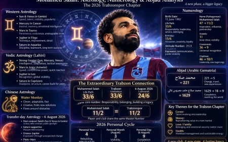 Muhammed Salah astrology: Trabzonspor, numerology and abjad analysis