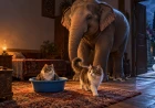 Dream of an elephant, cats and a snake leaving the house explained
